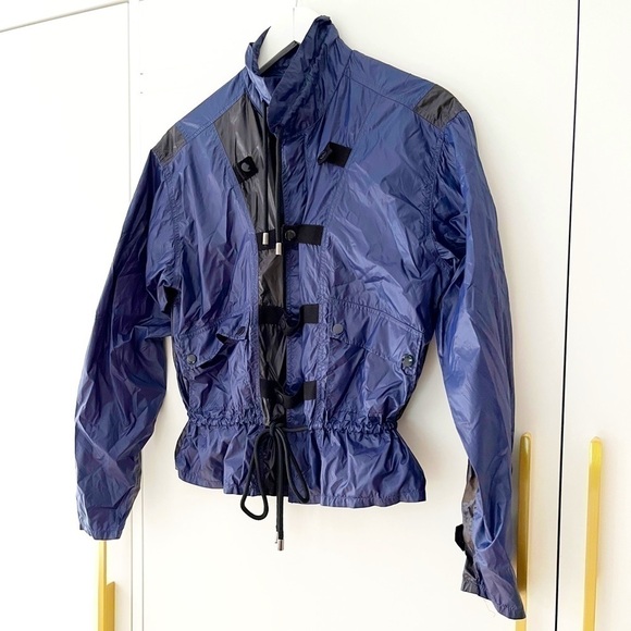 Current/elliott black and blue Rictus jacket windbreaker - Picture 15 of 17